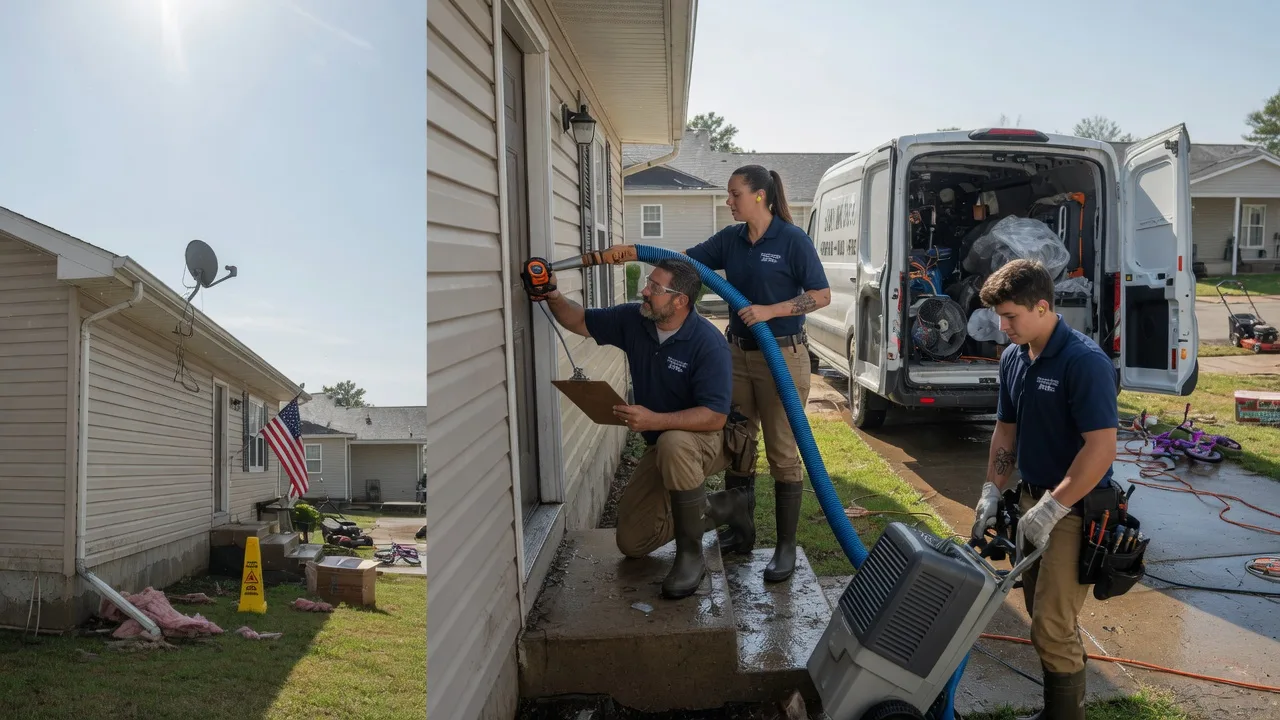 Ceiling Water Damage Restoration in Prairie City, IL near me
